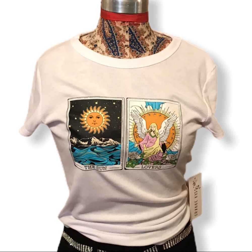 Tarot card astrology tee